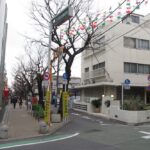 2007年に架け替えられた吉澤橋／2013年3月3日 吉沢停留所