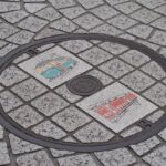 2007年に架け替えられた吉澤橋／2013年3月3日 吉沢停留所