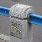 2007年に架け替えられた吉澤橋／2013年3月3日 吉沢停留所