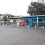 玉06系統が発着する砧本村停留所／2003年3月28日 砧本村停留所