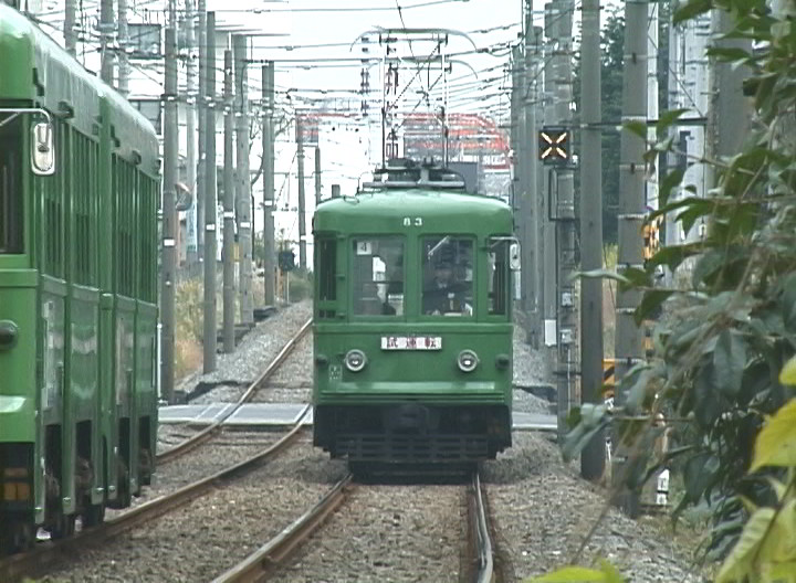 試運転中の84-83編成／1998年12月12日 山下〜松原間