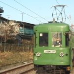 世田谷駅を後にする78-77編成／2000年3月10日 世田谷〜松陰神社前間