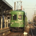 世田谷駅に停車中の74-73編成／2000年3月27日 世田谷駅