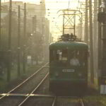 上町駅に向かう82-81編成玉電塗装／2000年12月21日 世田谷〜上町間