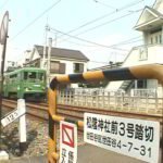 世田谷駅に進入する82-81編成／2000年3月10日 松陰神社前〜世田谷間