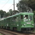 試運転中の82-81編成玉電塗装／2000年12月26日 若林〜松陰神社前間