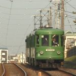 松原駅を発車した試運転の82-81編成／2000年8月30日 松原〜山下間