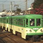 西太子堂駅を発車した76-75編成／1999年3月14日 西太子堂〜三軒茶屋間