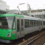 山下駅に停車中の74-73編成／2000年3月30日 山下駅