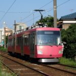 上町駅を発車する72-71編成／2000年3月12日 上町〜世田谷間