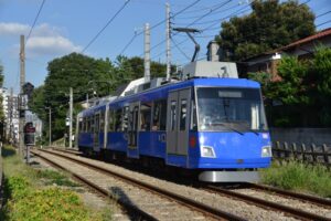 308編成「玉電110周年記念 幸福の招き猫電車」が運転開始