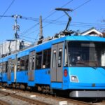 身延山別院前停留場跡を通過する田園都市線8500系／2020年5月11日 用賀〜二子玉川間