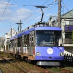大橋ジャンクション脇に再現された軌道敷と安全地帯／2022年5月8日 O-Path目黒大橋