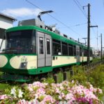 山下を発車した301編成「『玉電カラー』電車」／2023年7月2日 松原〜山下間