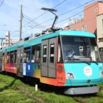 試運転の152-151編成と154-153編成のすれ違い／2000年8月4日 西太子堂〜若林間