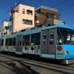 試運転の152-151編成と154-153編成のすれ違い／2000年8月4日 西太子堂〜若林間