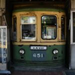 山下駅に停車中の82-81編成玉電塗装／2000年12月21日 山下駅