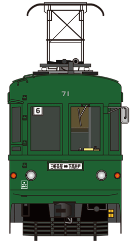 世田谷線 デハ70形 1943年〜2000年