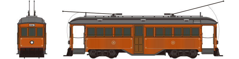 玉川電気鉄道 36〜45号→東京横浜電鉄 36〜45号→東京急行電鉄 デハ20形（デハ20〜29号） 1925年〜1953年