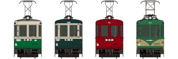 玉電の歴代車両