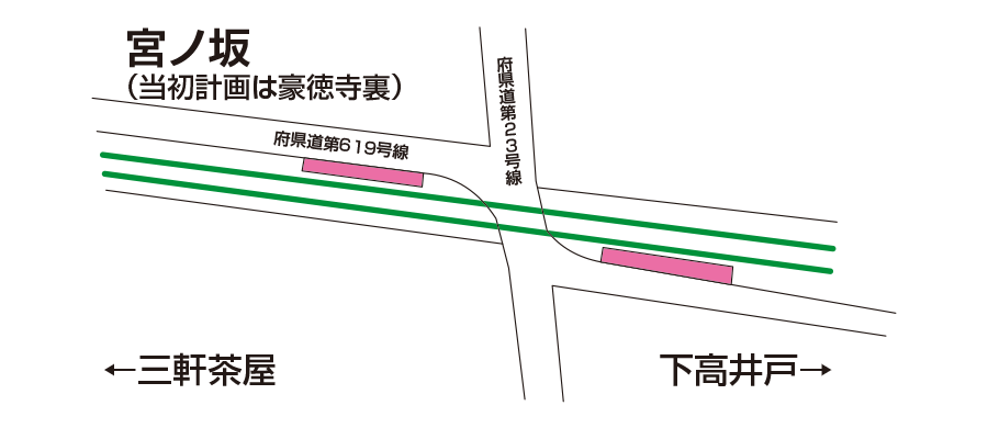 100年前の世田谷線の車窓から