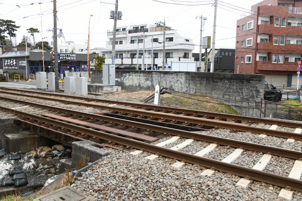 宮前開渠（北沢川支流）海側／2025年2月3日 山下〜松原間