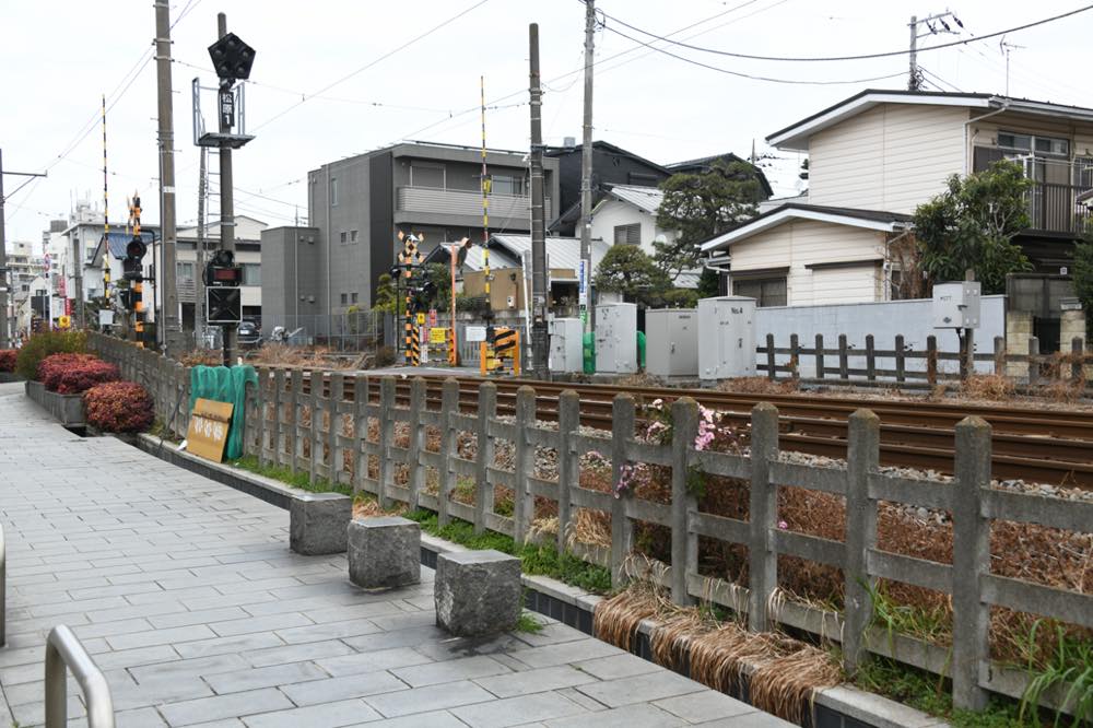 七軒町停留場跡／2025年2月3日 松原〜下高井戸間