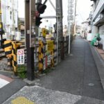 夕陽を浴びて走る82-81編成玉電塗装／2000年12月27日 若林〜松陰神社前間