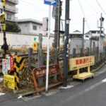 （旧）宮ノ坂停留場下りホーム跡／2025年2月3日 宮の坂〜山下間