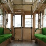 山下駅に向かって坂を下りる86-83編成／1999年3月14日 松原〜山下間