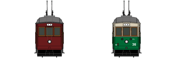 tamaden_mc36-45_2 玉川電気鉄道 36〜45号→東京横浜電鉄 36〜45号→東京急行電鉄 デハ20形(デハ20〜29号) 1925年〜1953年