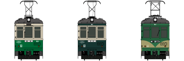 tamaden_mc71-75 東京横浜電鉄 71〜75号→東京急行電鉄 デハ60形(デハ61〜65号) 1939年〜1969年
