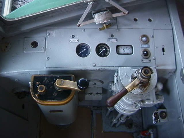 デハ204号運転台／1999年8月6日 電車とバスの博物館3号館