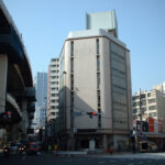 三軒茶屋交差点の玉川線分岐部跡付近／2003年3月13日 三軒茶屋交差点