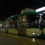 下高井戸駅に入線する301編成／2023年7月23日 下高井戸駅