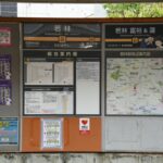若林駅下りホーム駅名表示（下高井戸方入口）／2024年10月6日 若林駅