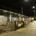下高井戸駅ホーム全景／2024年10月12日 下高井戸駅