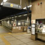 下高井戸駅ホーム全景／2024年10月12日 下高井戸駅
