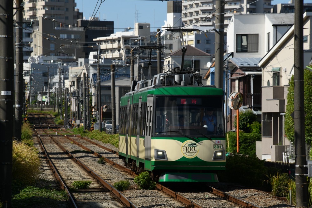 301編成による謎解きトレインラリー「世田谷線100年の秘密を解き明かせ」貸切電車／2025年7月30日 下高井戸〜松原間