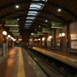 三軒茶屋駅ホーム全景（降車側ホーム三軒茶屋方）／2025年8月16日 三軒茶屋駅