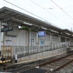 （旧）宮ノ坂停留場上りホーム跡／2025年2月3日 宮の坂〜山下間