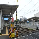 （旧）宮ノ坂停留場下りホーム跡／2025年2月3日 宮の坂〜山下間