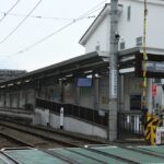 （旧）宮ノ坂停留場下りホーム跡／2025年2月3日 宮の坂〜山下間