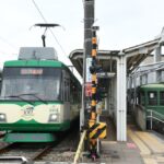 若林踏切を渡る307編成／2003年7月12日 西太子堂〜若林間