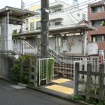 赤堤構渠（北沢川支流）海側／2025年2月3日 松原〜下高井戸間